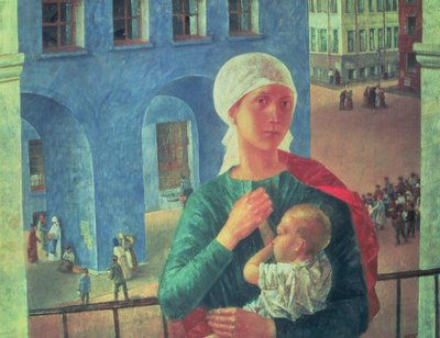 1918 in Petrograd by Kuzma Sergeevich Petrov Vodkin